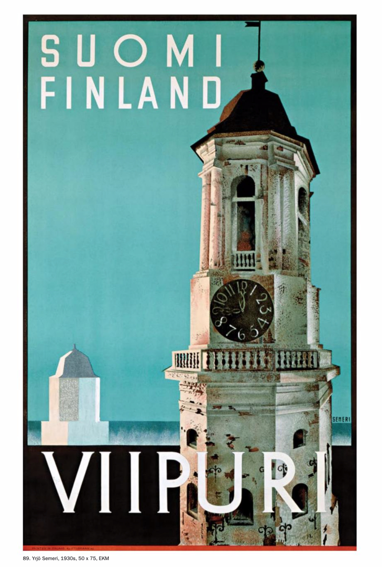 Figure 2.0: Viipuri (Vyborg) is the former capital of Karelia and was one of the largest towns in Finland. Karelia was home to over 400,000 people, who were relocated when the area was ceded to Russia after the Winter War of 1939-1940. Permission to use this image has kindly been provided by the museum of Etelä-Karjala (Etelä-Karjalan museo).