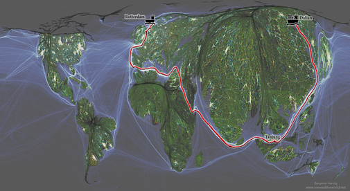 GeographyMap1 ShippingRoutes